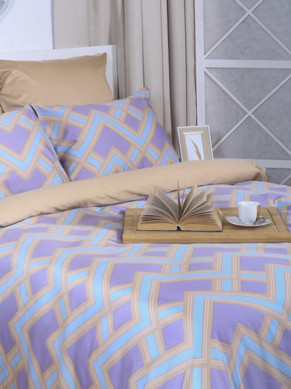 Постельное бельё  Luxury, Евро, цв. Алекс, Тенсел н(2)50*70 и н(2)70*70