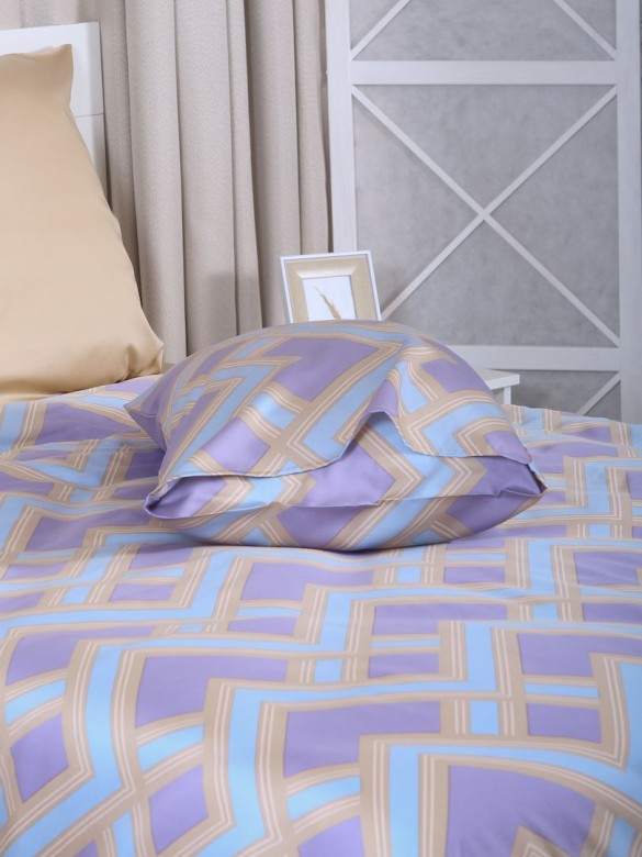 Постельное бельё  Luxury, Евро, цв. Алекс, Тенсел н(2)50*70 и н(2)70*70