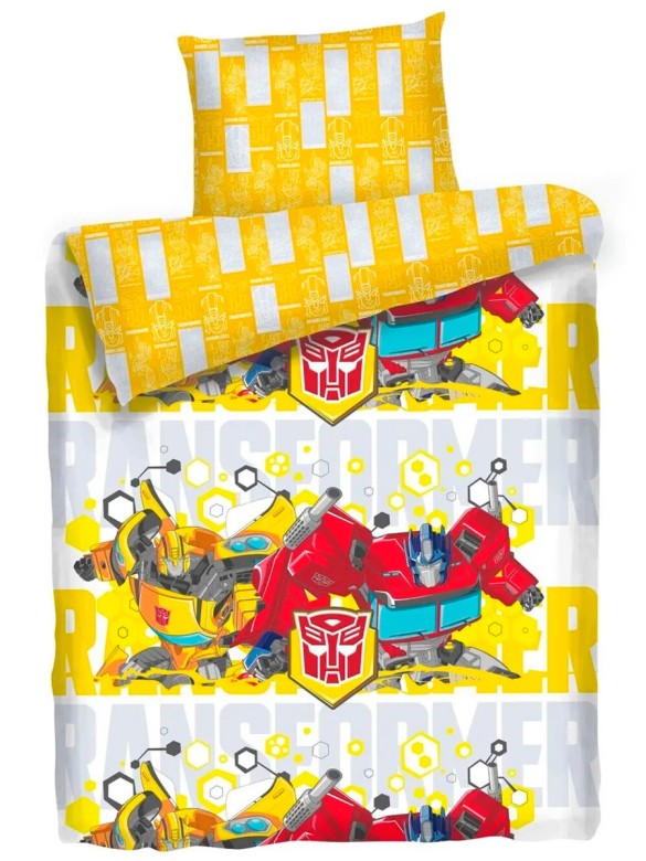 Постельное бельё Трансформеры (команда), 1,5-сп., Бязь, нав. 50х70