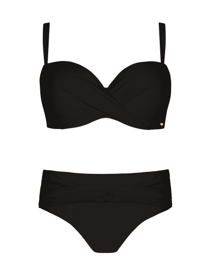 Купальник женский раздельный Bodrum, чёрный, S730RBU2