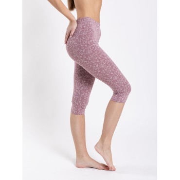 Капри женские, пыльная роза с рис, ВЕТОЧКИ 665771