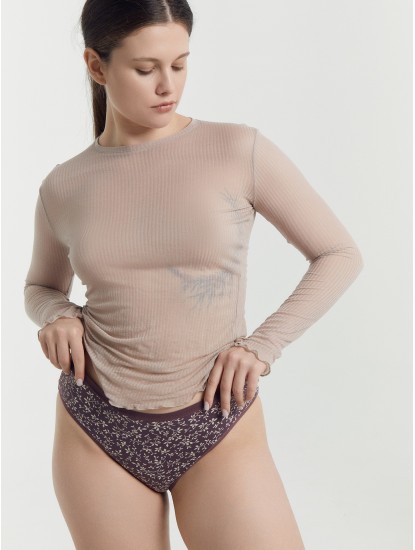 Трусы женские, веточки на крокусе, 412427