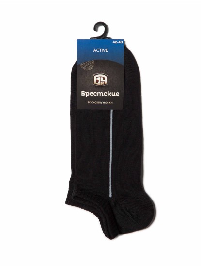 Носки муж короткие Active, чёрный 14С2312