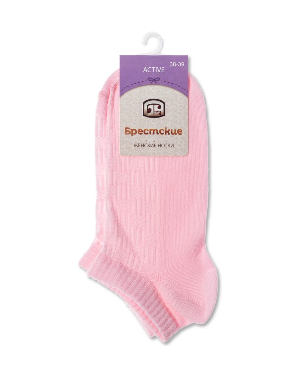 Носки женские короткие ACTIVE,бледно-розовый 14С1300